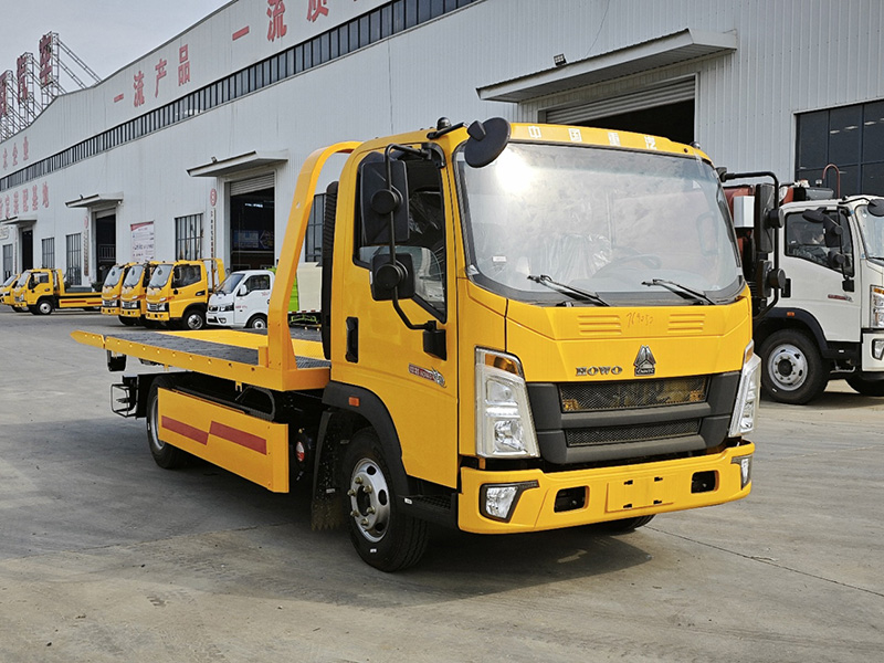 重汽豪沃藍(lán)牌重載版清障車（下沉板）